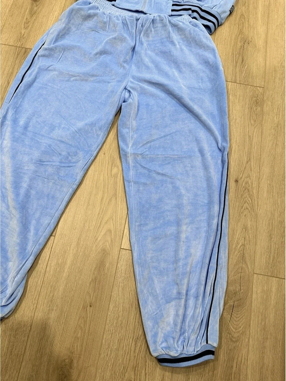 Raw Blue Tracksuit Mens 2XL/3XL Blue Y2K Hip Hop Zip Streetwear Skate